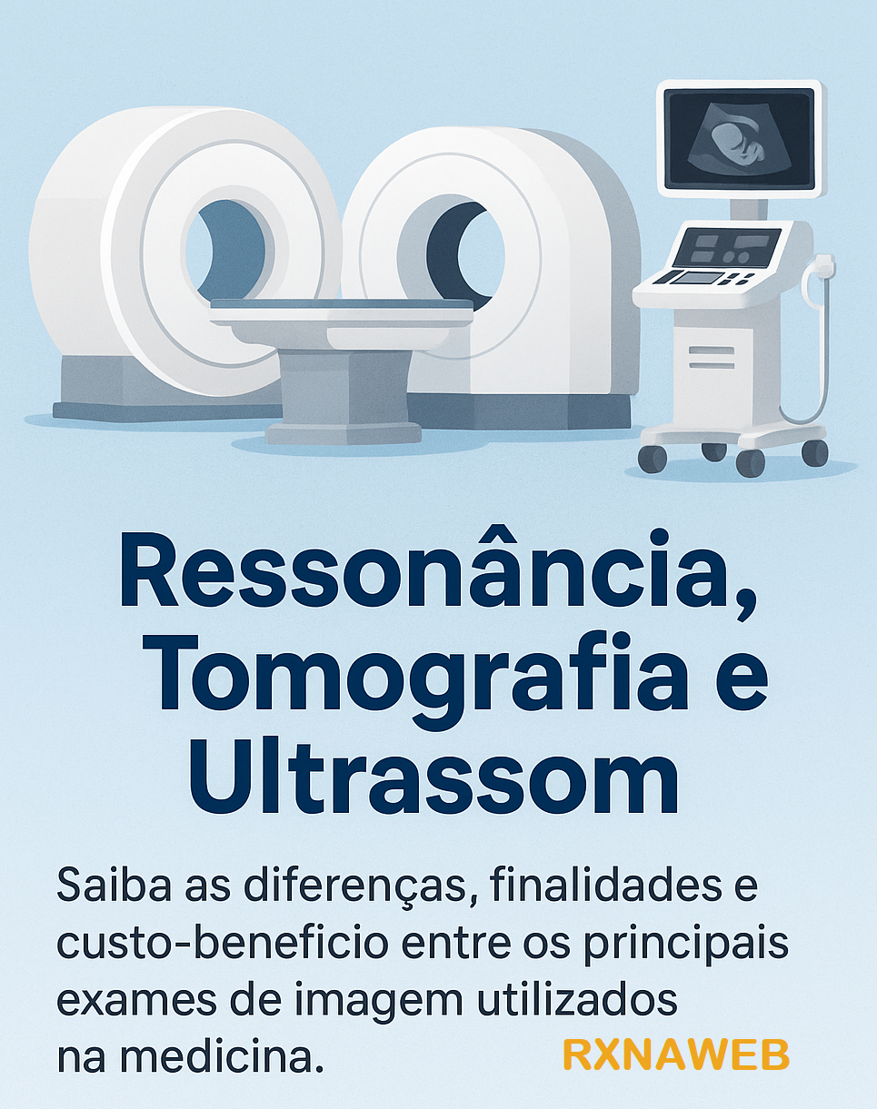 Ressonância, Tomografia e Ultrassom