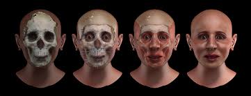 Exemplo de reconstrução 3D em face